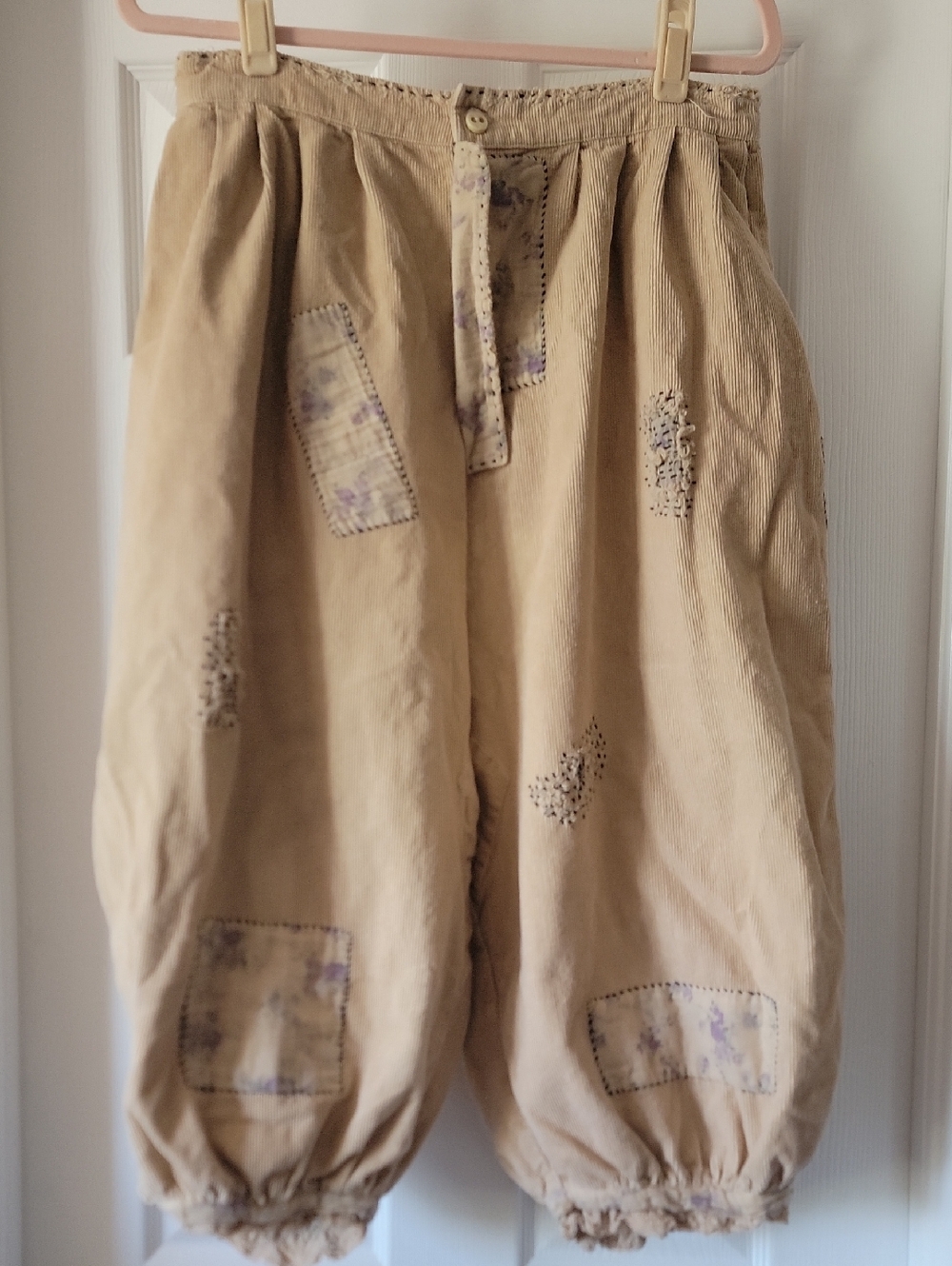 Magnolia Pearl Corduroy Patchwork Grain Pants